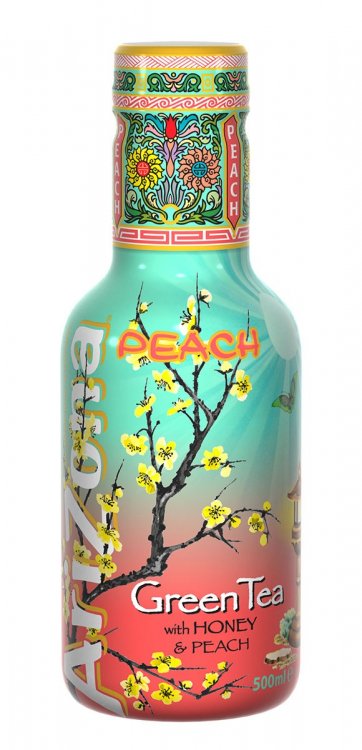 6 x GREEN TEA C/MIELE&PESCA ML500 ARIZO