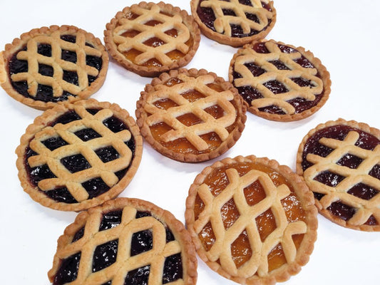 1 x BAKEIT CROSTATINE FRUTTA 12PZ ALBICOCCA FRAGOLA MIRTILLO
