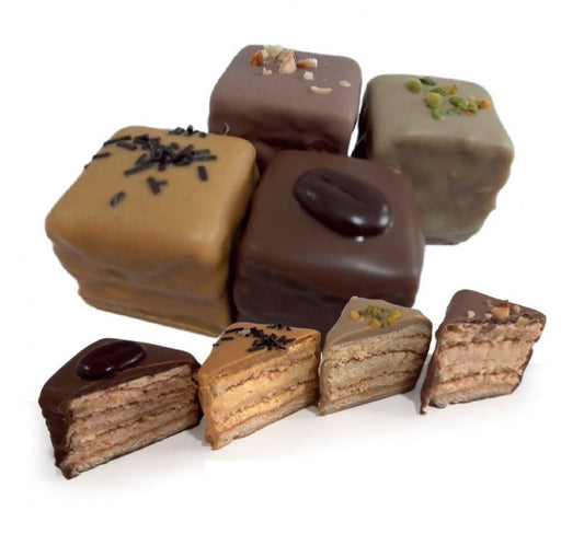 1 x BAKEIT CREMINI CREME ASSORTITI 40PZ NOCCIOLA PISTACCCHIO CAFFE ZABAIONE