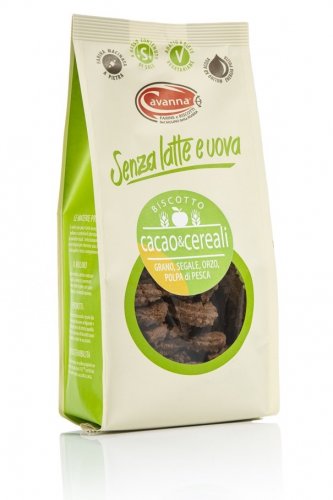 10 x BISCOTTI CACAOCER. SENZA LATTOSIO E UOVA G300