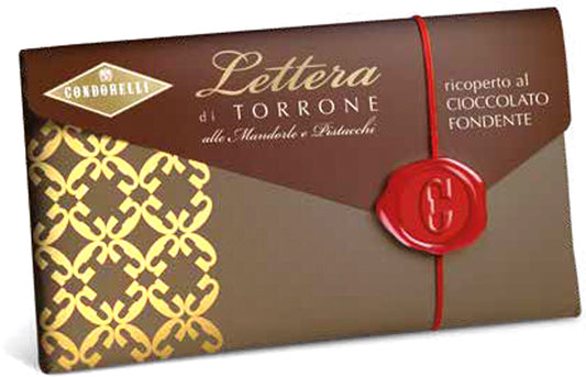 LETTERA TORRONE G100 CIOCC.FOND