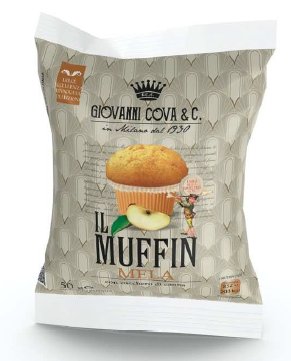 1 x COVA MUFFIN MELA 50 gr 30 Pz