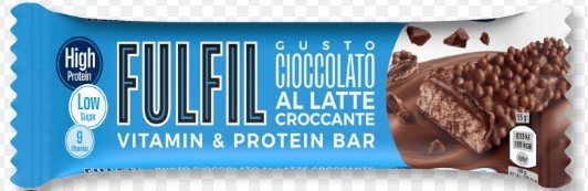 15 x FULFIL CIOCCOLATO AL LATTE CROCCANTE 55 Gr