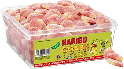 1 x HARIBO BARATTOLO CARAIBI da 200 pz