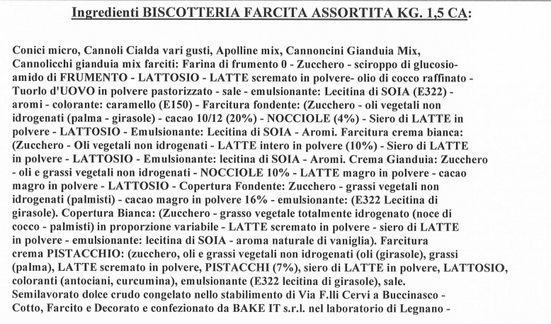 1 x BAKEIT BISCOTTERIA FARCITA 42 Pz