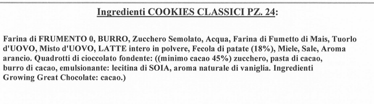 1 x BAKEIT COOKIES 24PZ
