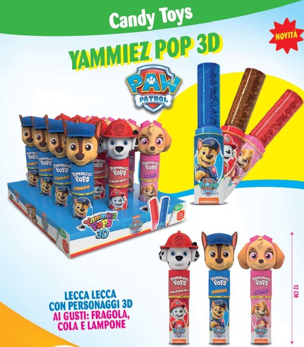 YAMMIEZ POP 3D PAW PATROL G15X12PZ