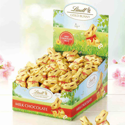 1 x LINDT ESPOSITORE DA BANCO GOLD BUNNY 100 pz DA 10 gr