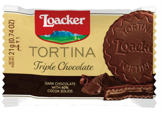 1 x LOACKER TORTINA TRIPLE 24 pz 21 gr
