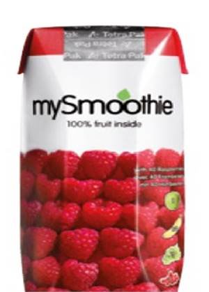 8 x MYSMOOTHIE LAMPONE BRICK ML250