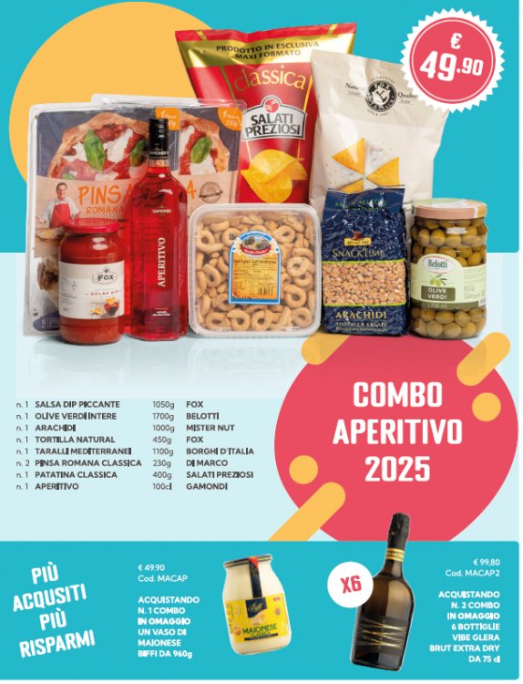 COMBO APERITIVO 2025