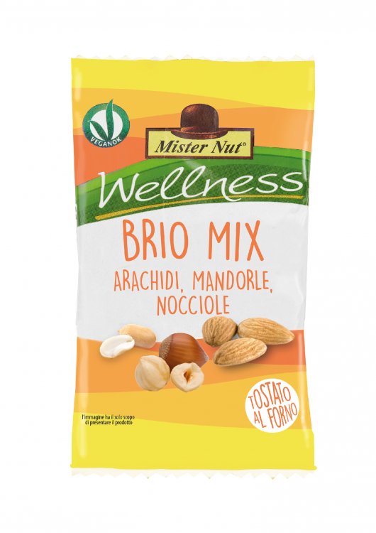 1 x MISTER NUT BRIO MIX 24 Pz DA 25 Gr (Arachidi Mandorle e Nocciole)