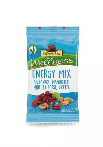 1 x MISTER NUT ENERGY MIX 24 Pz DA 25 Gr (Anacardi Mandorle e Frutti Rossi)