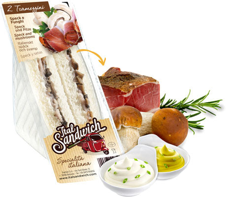 TRAMEZZINO SPECK FUNGHI G.140 PARTN