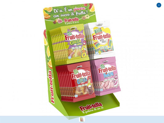 1 x FRUITTELLA ESPOSITORE BUSTE 68 pz