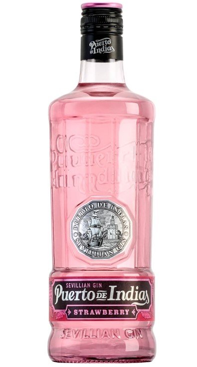 1 x PUERTO INDIAS GIN STRAWBERRY CL70