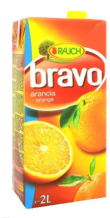 6 x RAUCH SUCCO DI FRUTTA GUSTO ARANCIA 2 lt