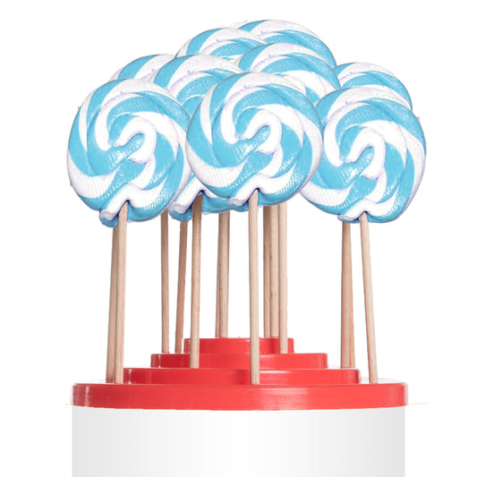 LOLLYPOPS RAINBOW AZZURRO G.25X50PZ