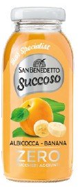 12 x SAN BENEDETTO SUCCOSO ALBICOCCA e BANANA S. ZUC. 20 Cl