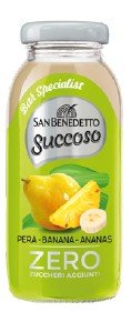 12 x SAN BENEDETTO SUCCOSO PERA&BANANA&ANANAS S. ZUC. 20 Cl
