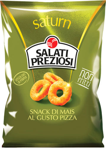 21 x SALATI PREZIOSI ANELLI MAIS GUSTO PIZZA 45 gr