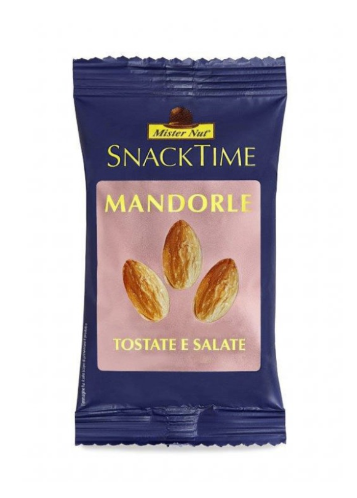 MANDORLE TOSTATE SALATE G.25X24PZ MISTER NUT