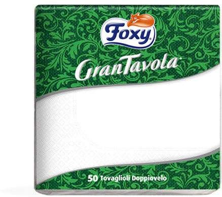 FOXY 302 TOV.38X38 2V BIANCO 50PZ.