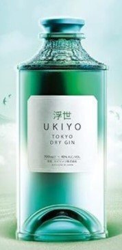 1 x UKIYO JAPANESE TOKYO DRY GIN CL70