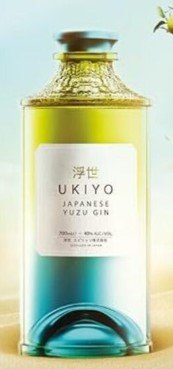 1 x UKIYO JAPANESE YUZU GIN CL70