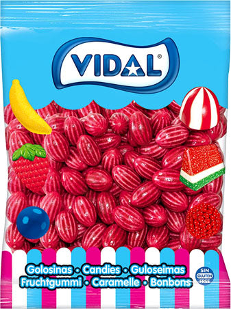 GUM FRAGOLA 250PZ=KG1 4 VIDAL