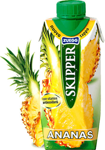 18 x SUCCO ML.330 BRICK FRESH ANANAS ZUEGG