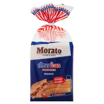 9 x PANE MORATO AMERICAN SANDWICH BIANCO 500gr