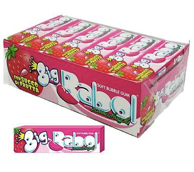 24 x STICK BIG BABOL PANNA FRAGOLA