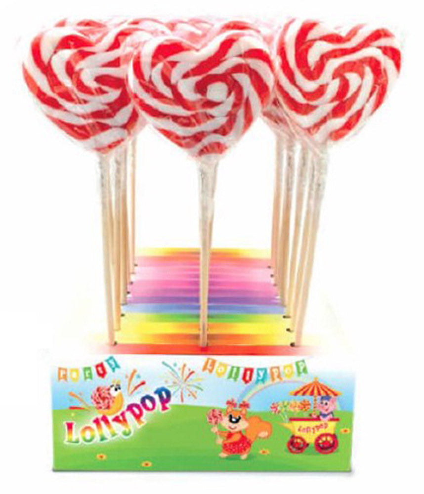 LOLLYPOP CUORE BIANCO&ROSSO G40 RS