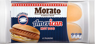 HOT DOG PANE PRE-CUT G.250 MORATO