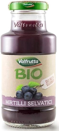 24 x VALFRUTTA SUCCO MIRTILLO BIO 20cl