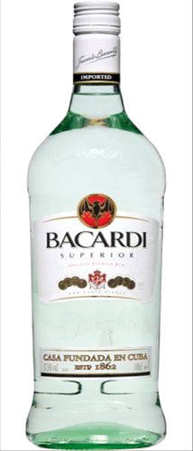 RUM BIANCO BACARDI CL100