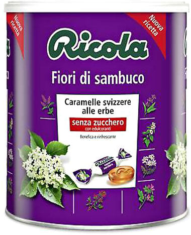 1 x RICOLA FIORI DI SAMBUCO S/ZUC. BARATTOLO 1 kg